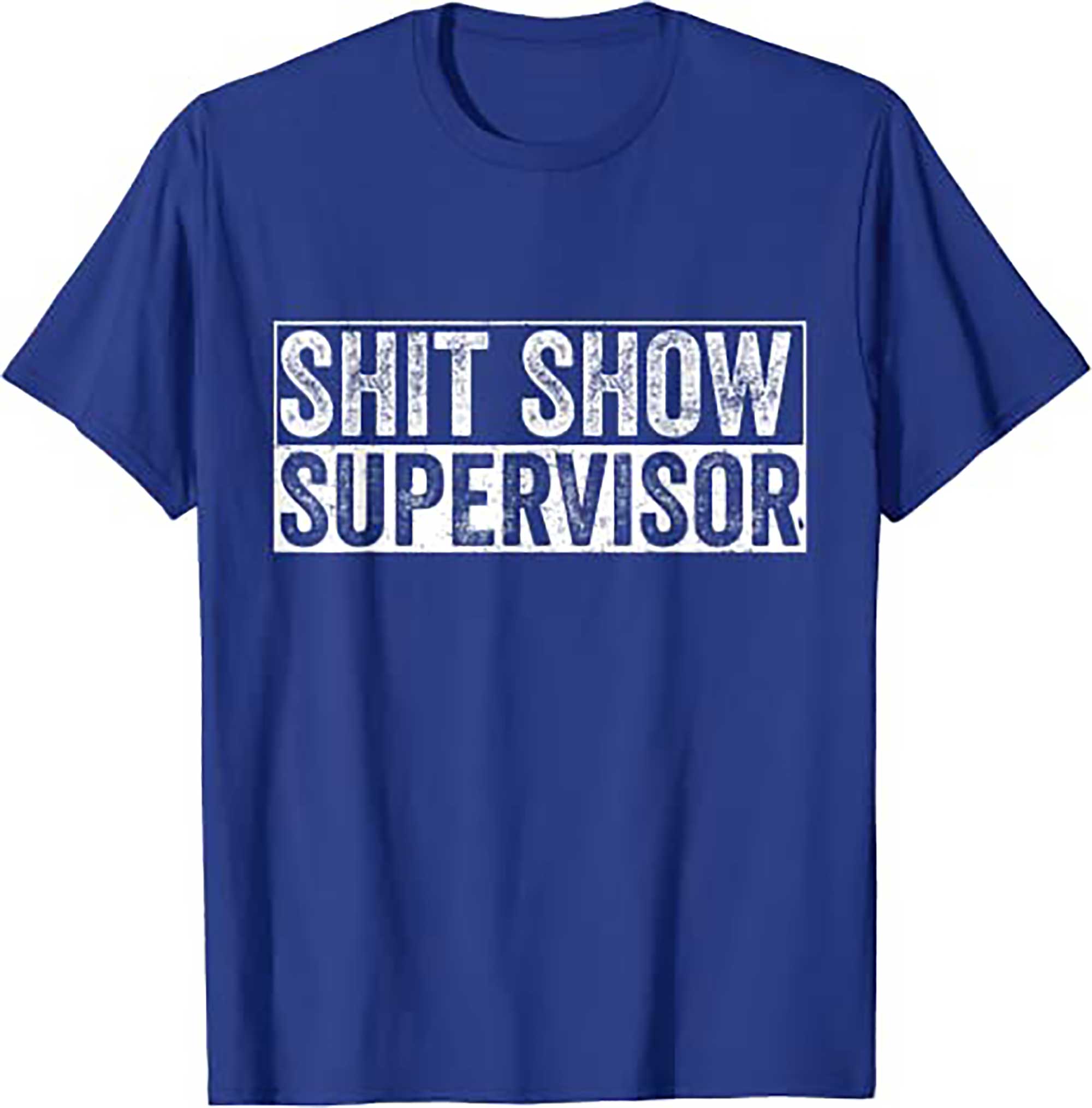 Skitongift Cool S.h.i.t Show Supervisor Hilarious Vintage For Adults T Shirt
