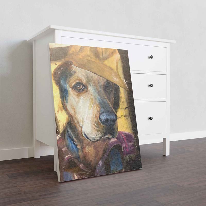 Skitongifts Wall Decoration, Home Decor, Decoration Room Coonhound Dog Plumber-TT1012