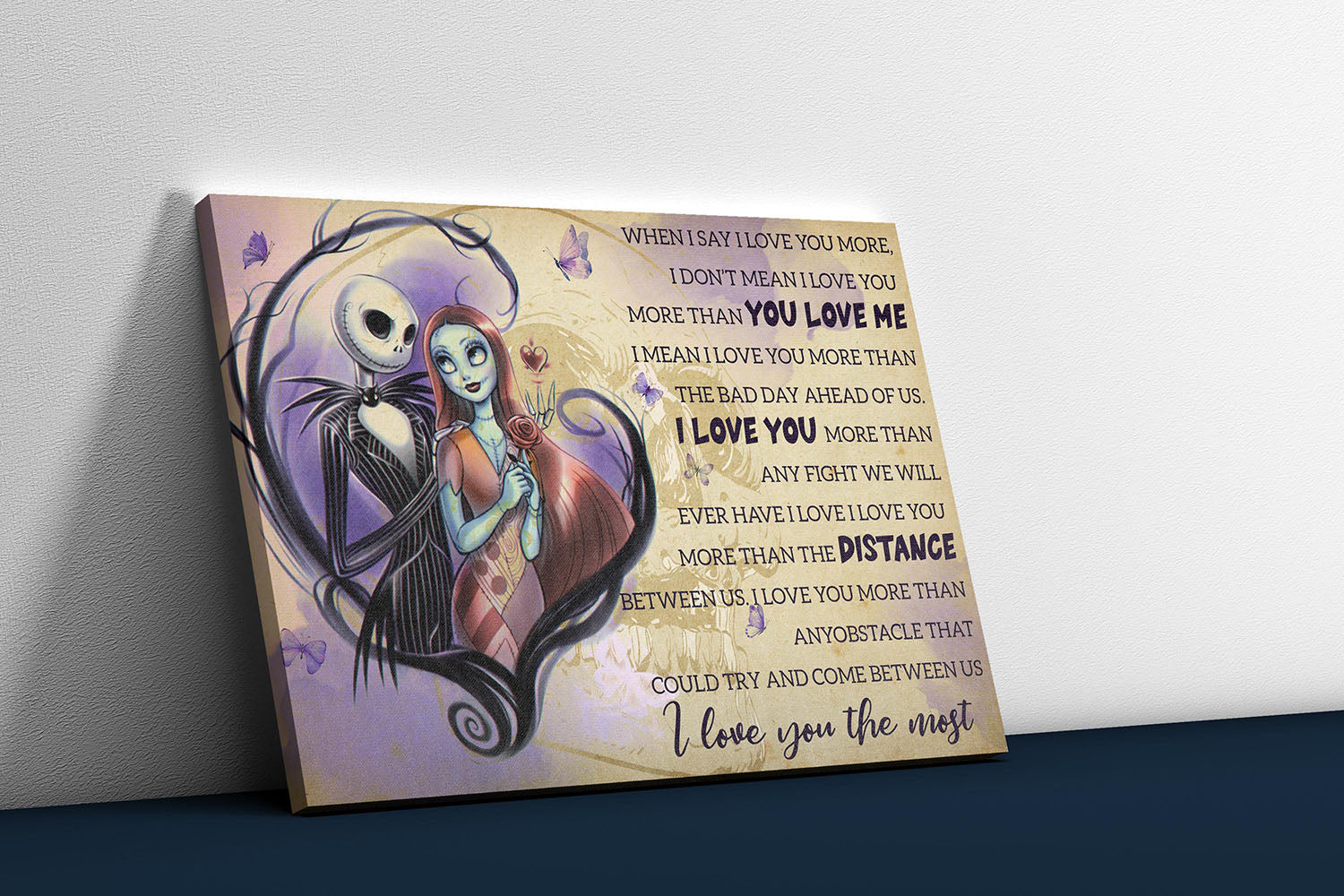 Couple Skellington When I Say I Love You More Quotes Loves Halloween