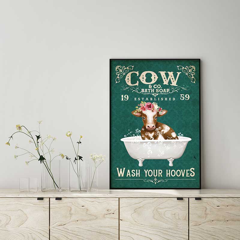 Cow-Wash-Your-Hooves-Bathroom-Decoration-TTK2207