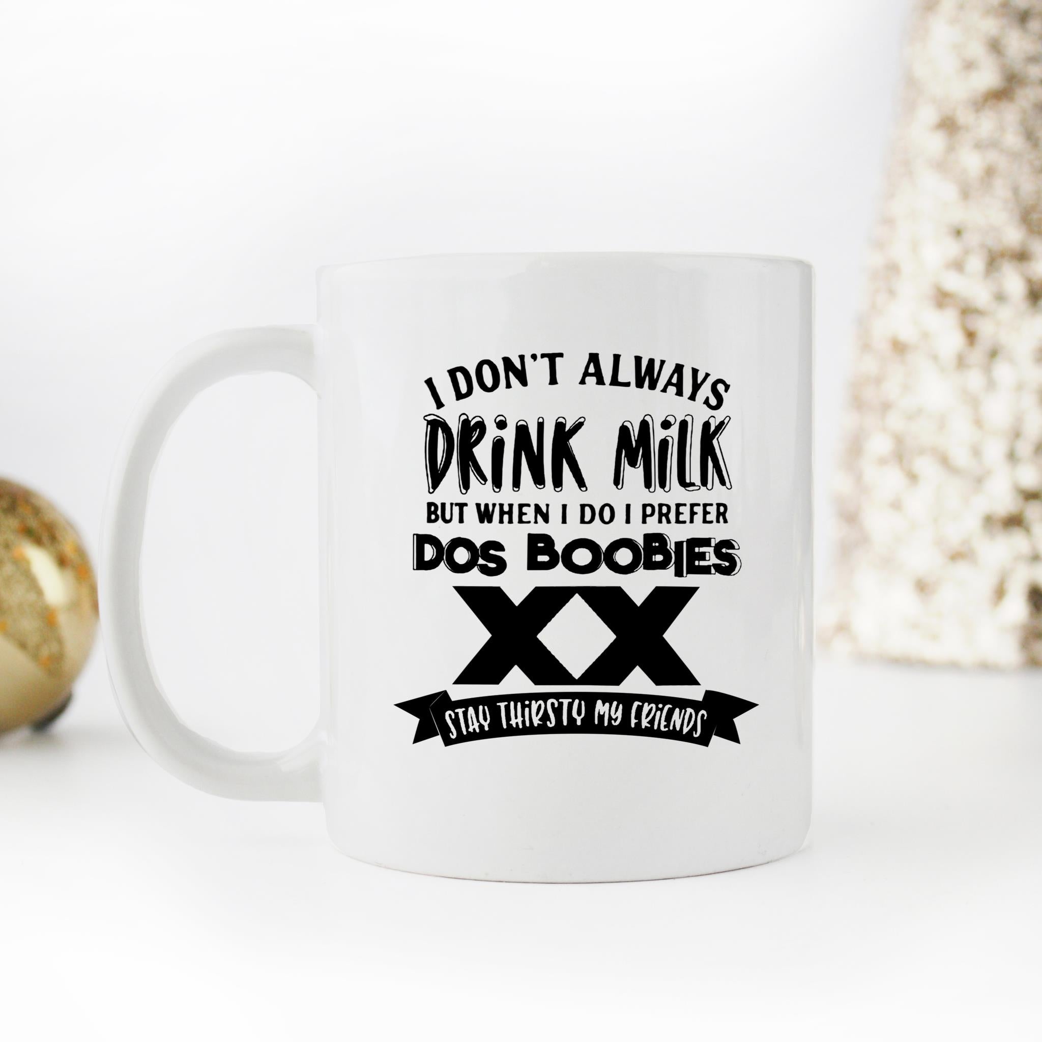 Skitongifts Funny Ceramic Novelty Coffee Mug Crude Humor Stay Thirsty My Friends h08BFE5
