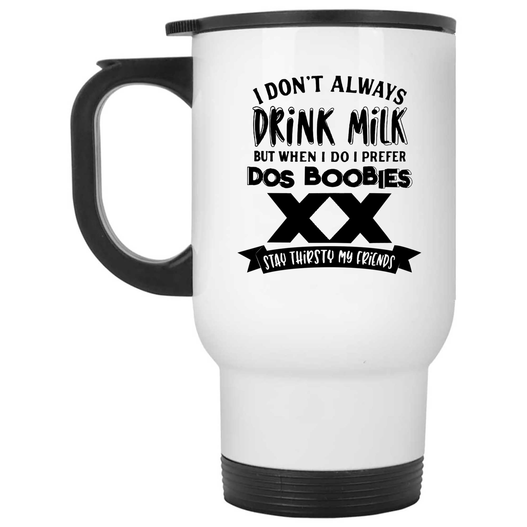Skitongifts Funny Ceramic Novelty Coffee Mug Crude Humor Stay Thirsty My Friends h08BFE5