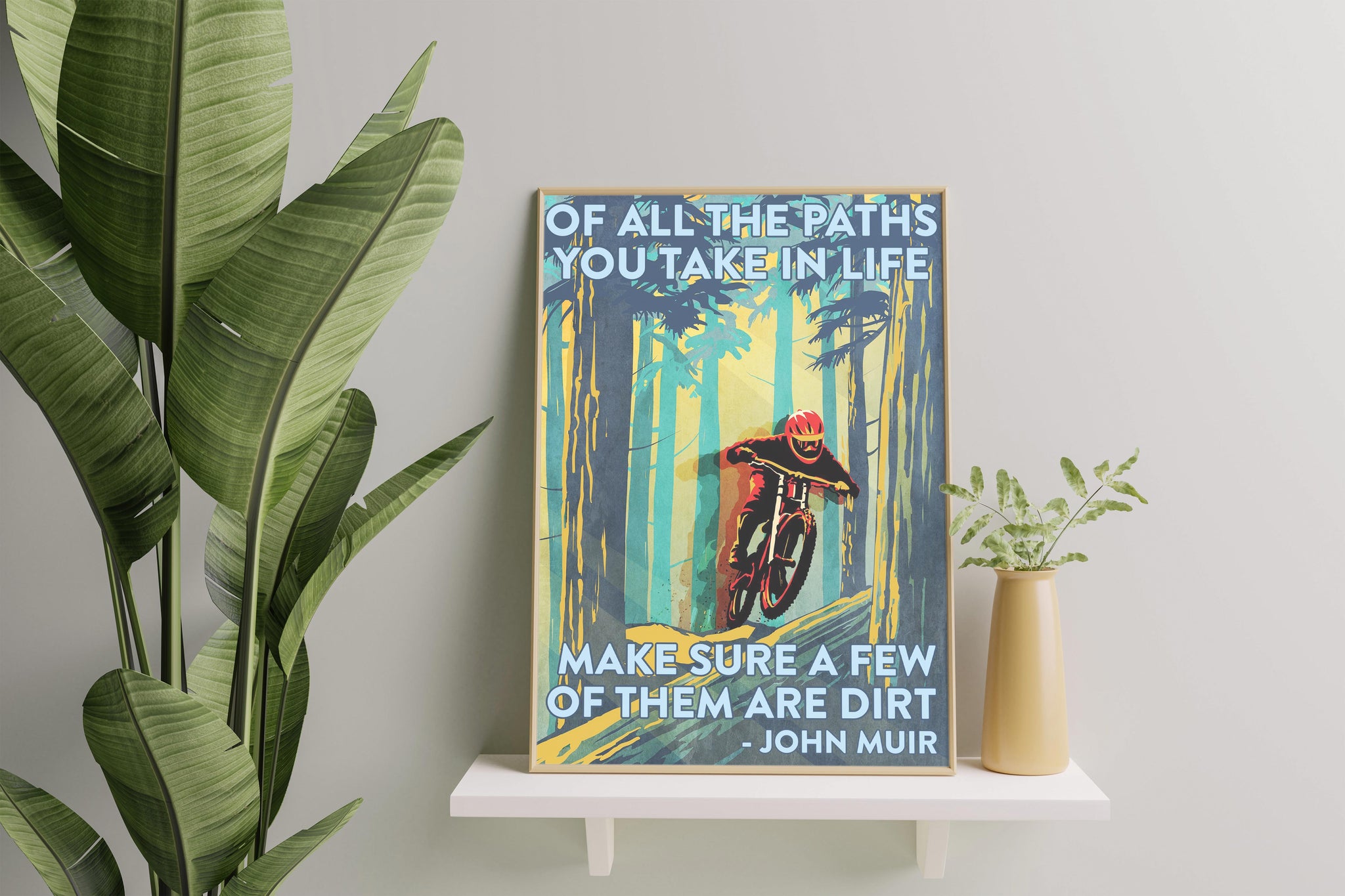 Cycling Of All The Paths You Take In Life Make Sure Mountain Forest