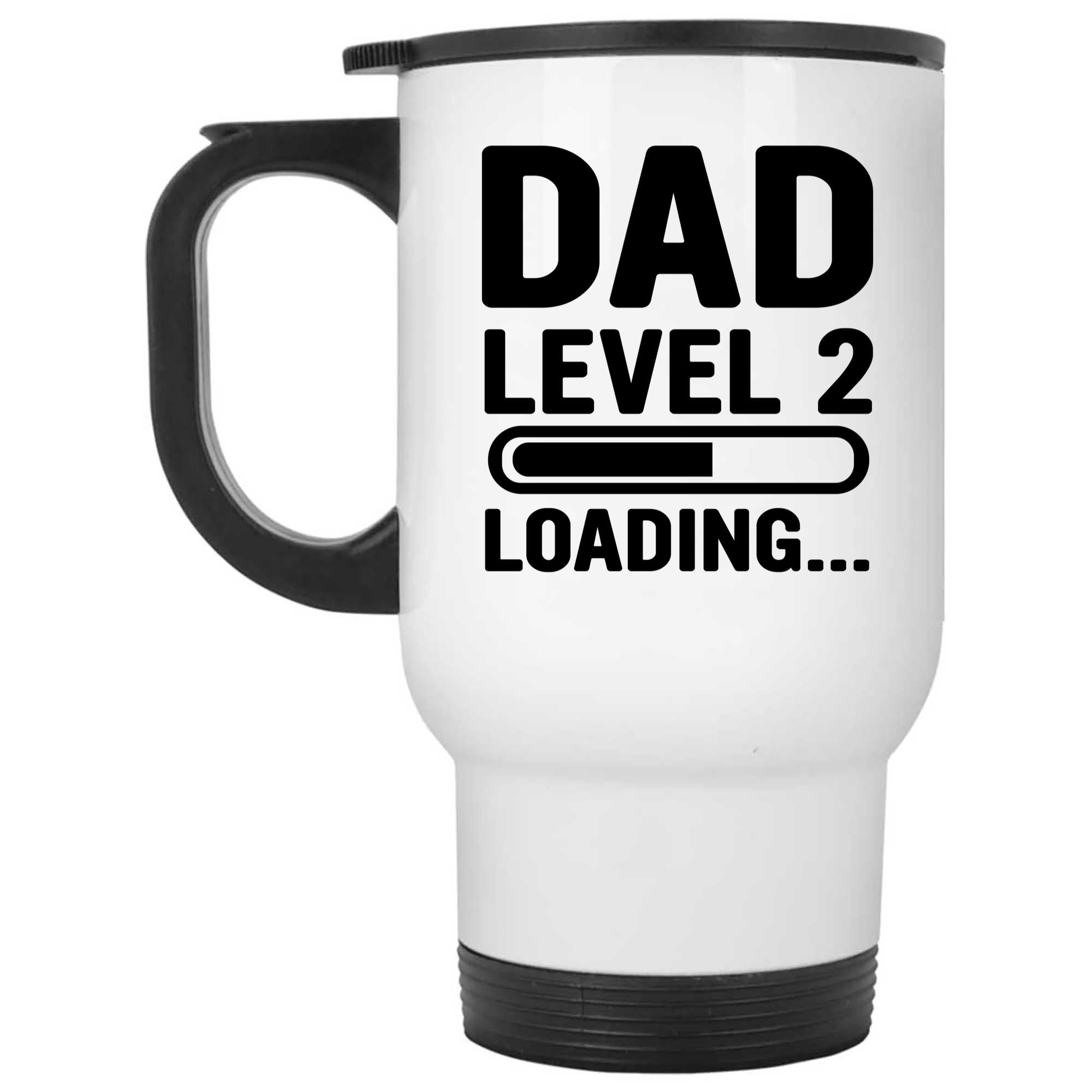 Skitongifts Funny Ceramic Novelty Coffee Mug Dad Level 2 Loading Funny Second Time Dad Gamer Father Day gdse8mz