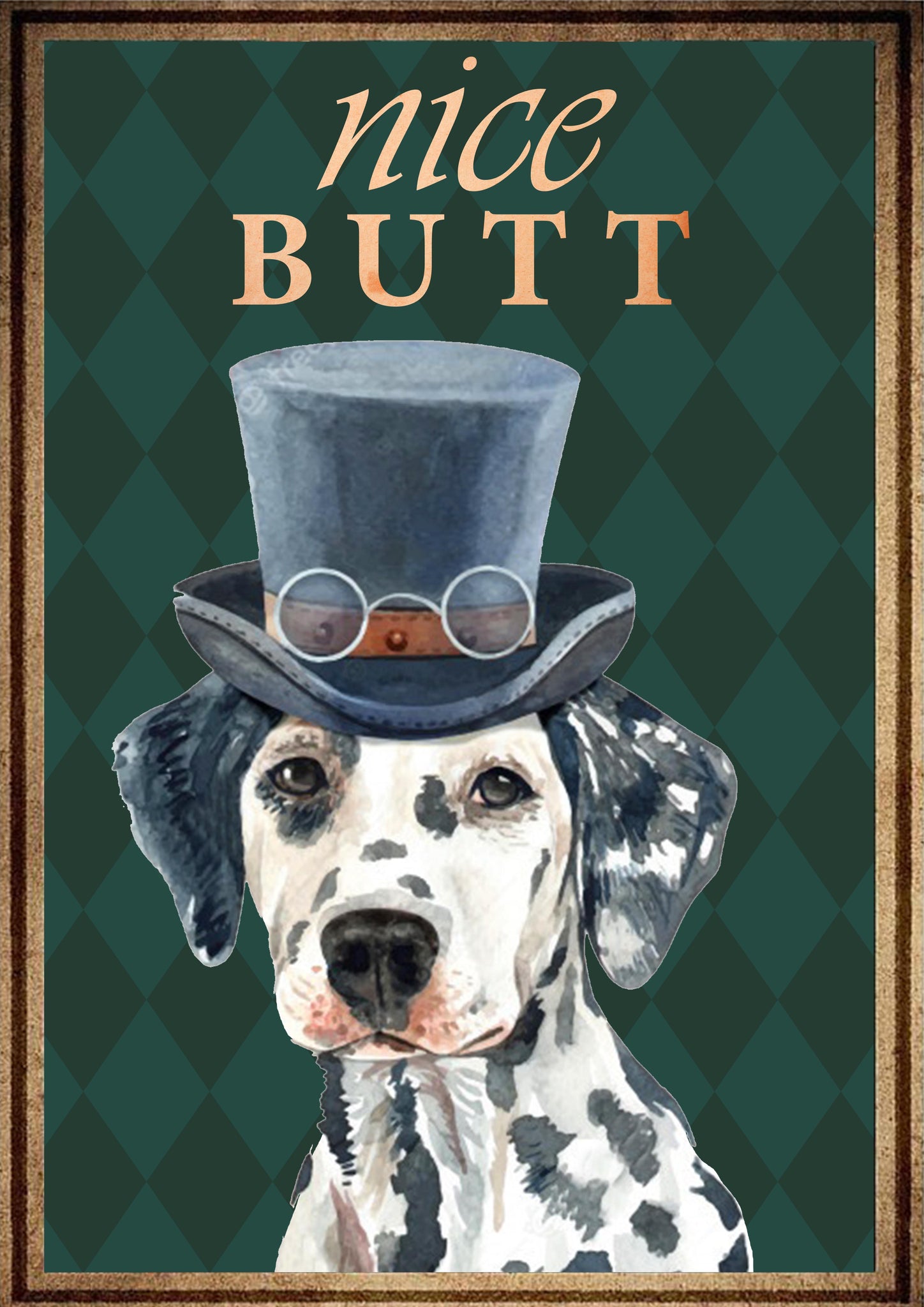 Dalmatian Nice Butt Vintage-TT0708