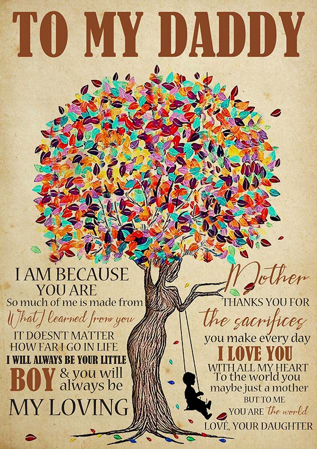 Daughter To Daddy Because You Are So Much Of Me Is Made From What'S Learned From You TT2309