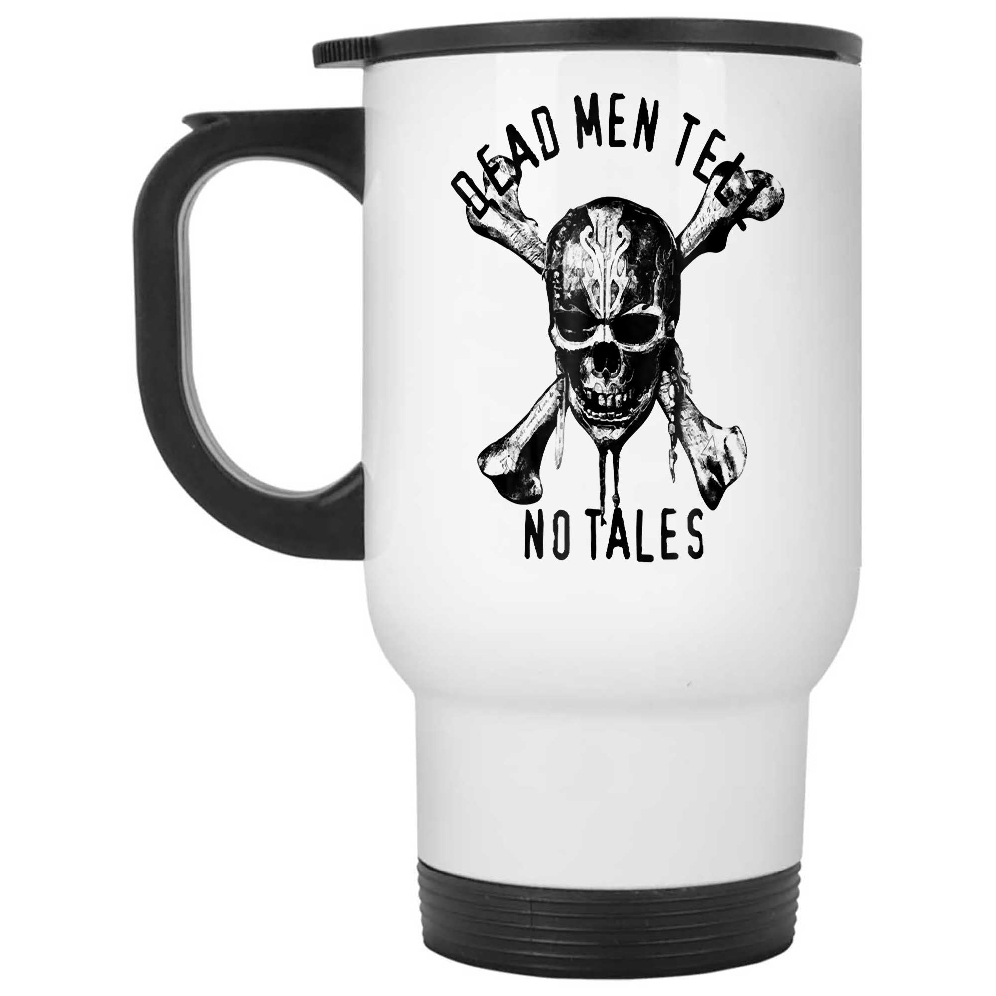 Skitongifts Funny Ceramic Novelty Coffee Mug Dead Men Tell No Tales 7sYPau4