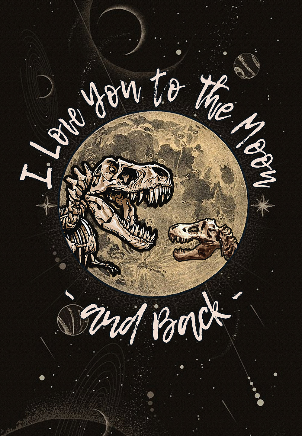 Dinosaurs I Love You To The Moon And Back MH267