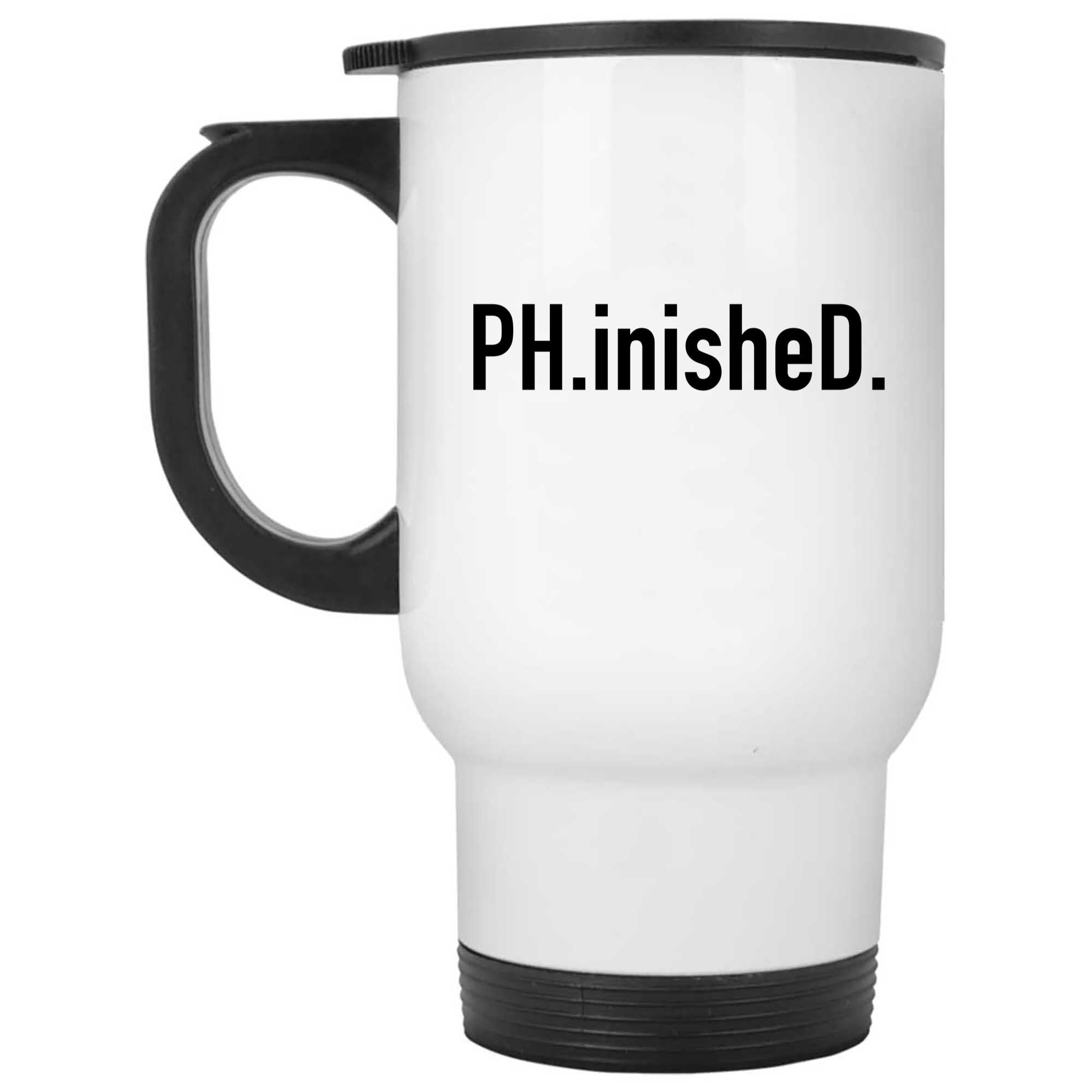 Skitongifts Funny Ceramic Novelty Coffee Mug Doctorate Ph.Inished. Funny Ph.D. Graduation R0RnPZL