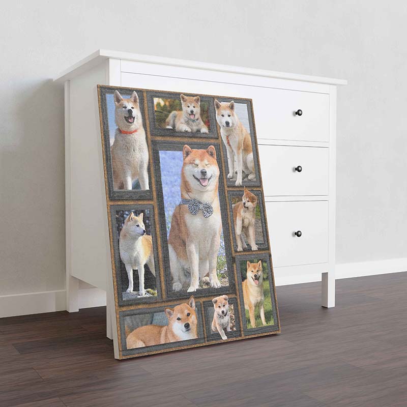 Wall Decoration, Home Decor, Decoration Room Dog Cute Akita-TT2511