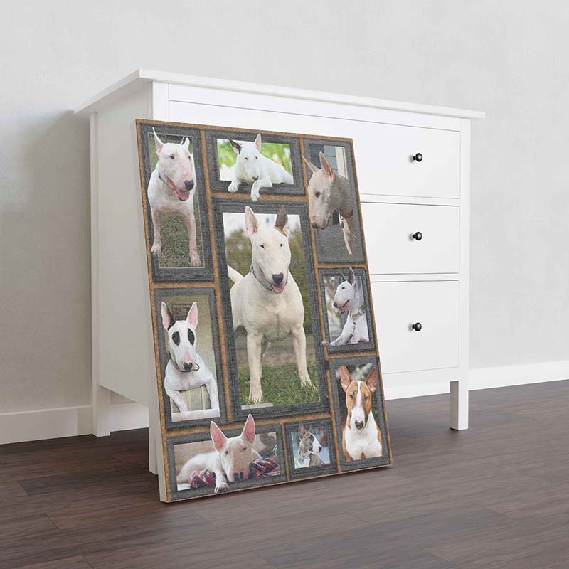 Wall Decoration, Home Decor, Decoration Room Dog Cute Bull Terrier-TT2511