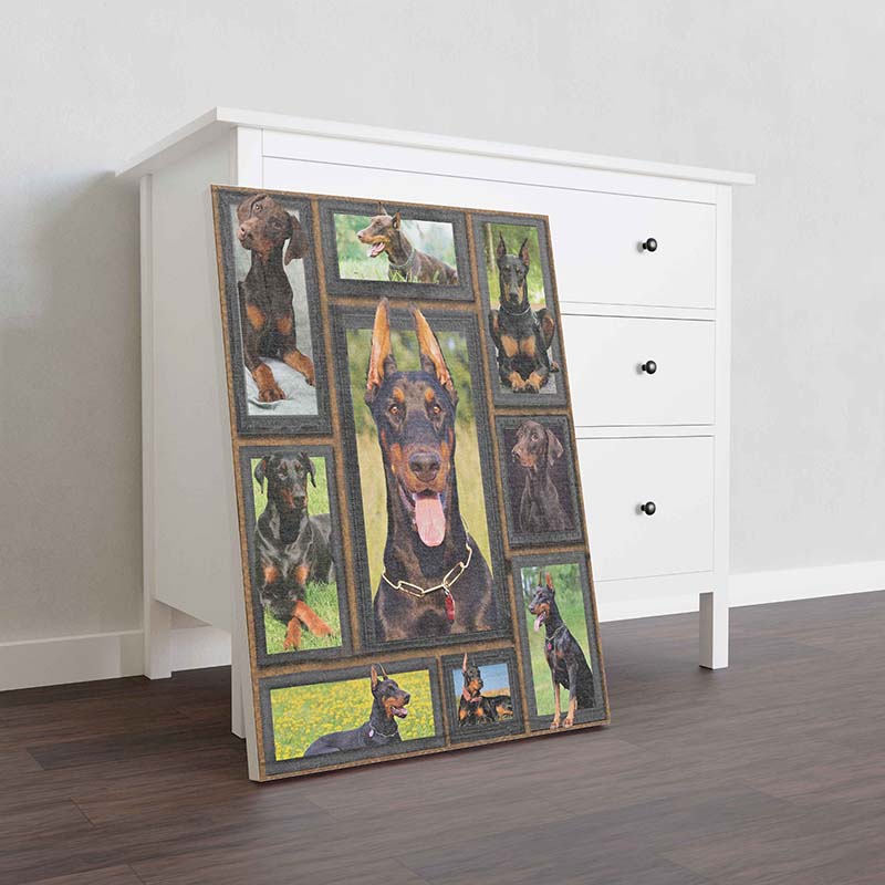 Wall Decoration, Home Decor, Decoration Room Dog Cute Doberman-TT2611