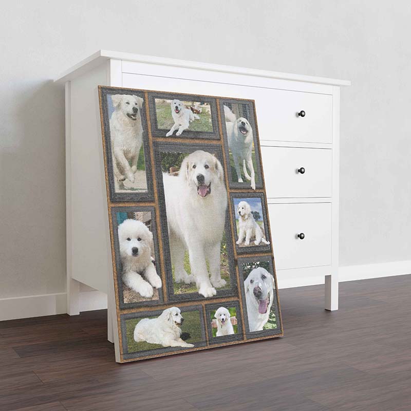 Wall Decoration, Home Decor, Decoration Room Dog Cute Great Pyrenees-TT2711