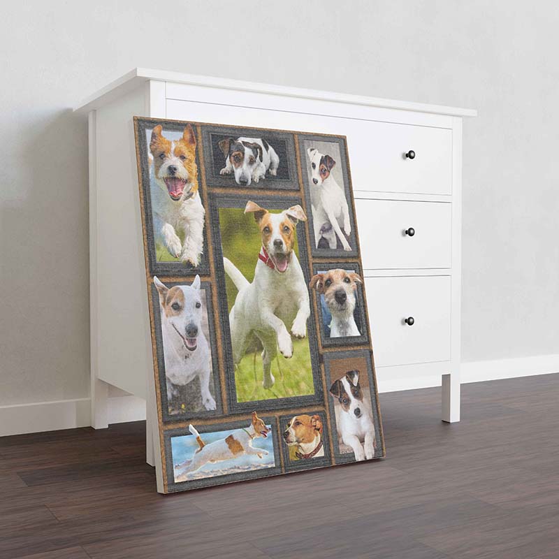 Skitongifts Wall Decoration, Home Decor, Decoration Room Dog Cute Jack Russell Terrier-TT3011