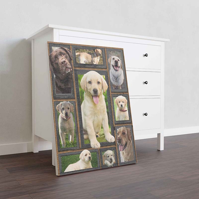 Skitongifts Wall Decoration, Home Decor, Decoration Room Dog Cute Labrador-TT3011