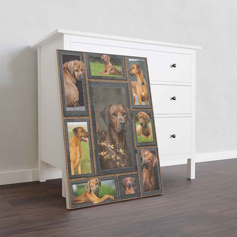 Skitongifts Wall Decoration, Home Decor, Decoration Room Dog Cute Rhodesian Ridgeback-TT0112