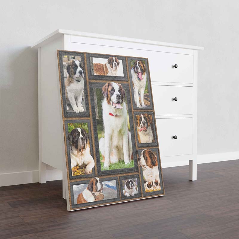 Skitongifts Wall Decoration, Home Decor, Decoration Room Dog Cute Saint Bernard-TT0312