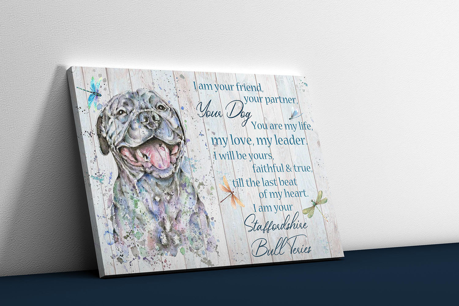 Dog Staffordshire I Am Your Friend
