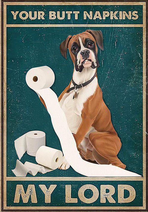 Dog Your Butt Napkins My Lord