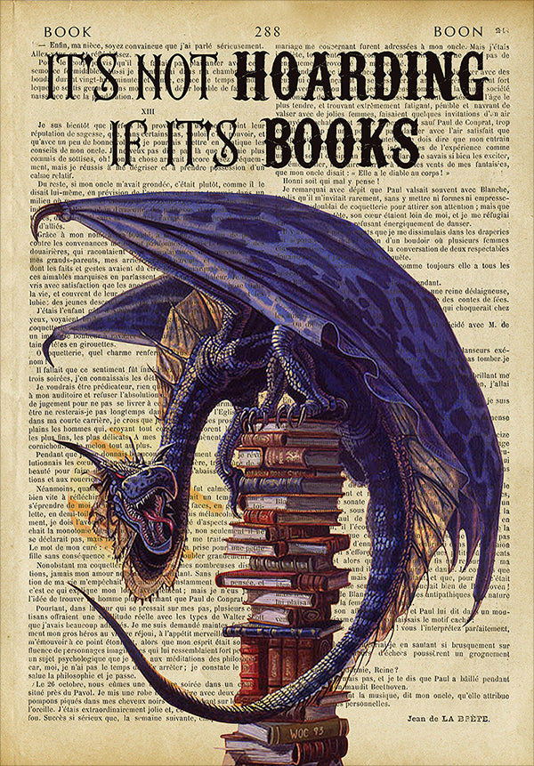 Dragon Book Library It'S Not Hoarding If It'S Books