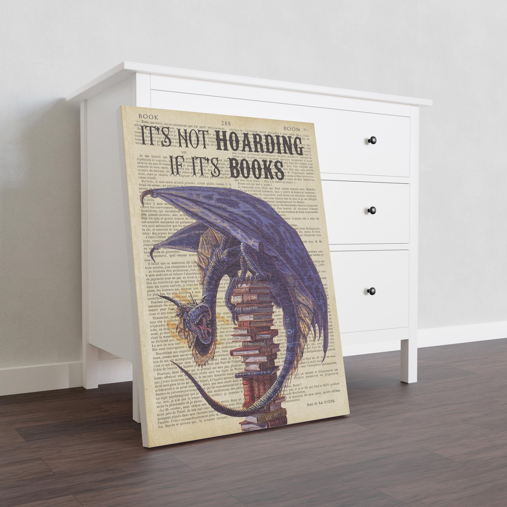 Dragon Book Library It'S Not Hoarding If It'S Books