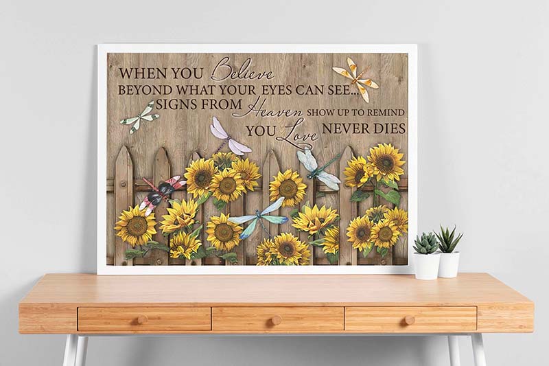 Dragonfly + Sunflower - When You Believe-TT0301