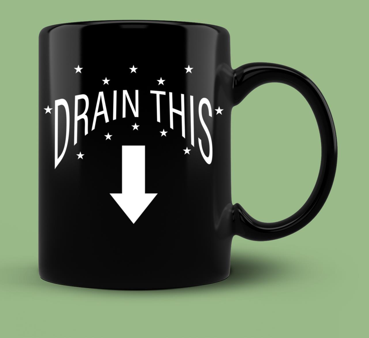 Skitongift Ceramic Novelty Coffee Mug Drain This Gang That Mug Drain This Drain That