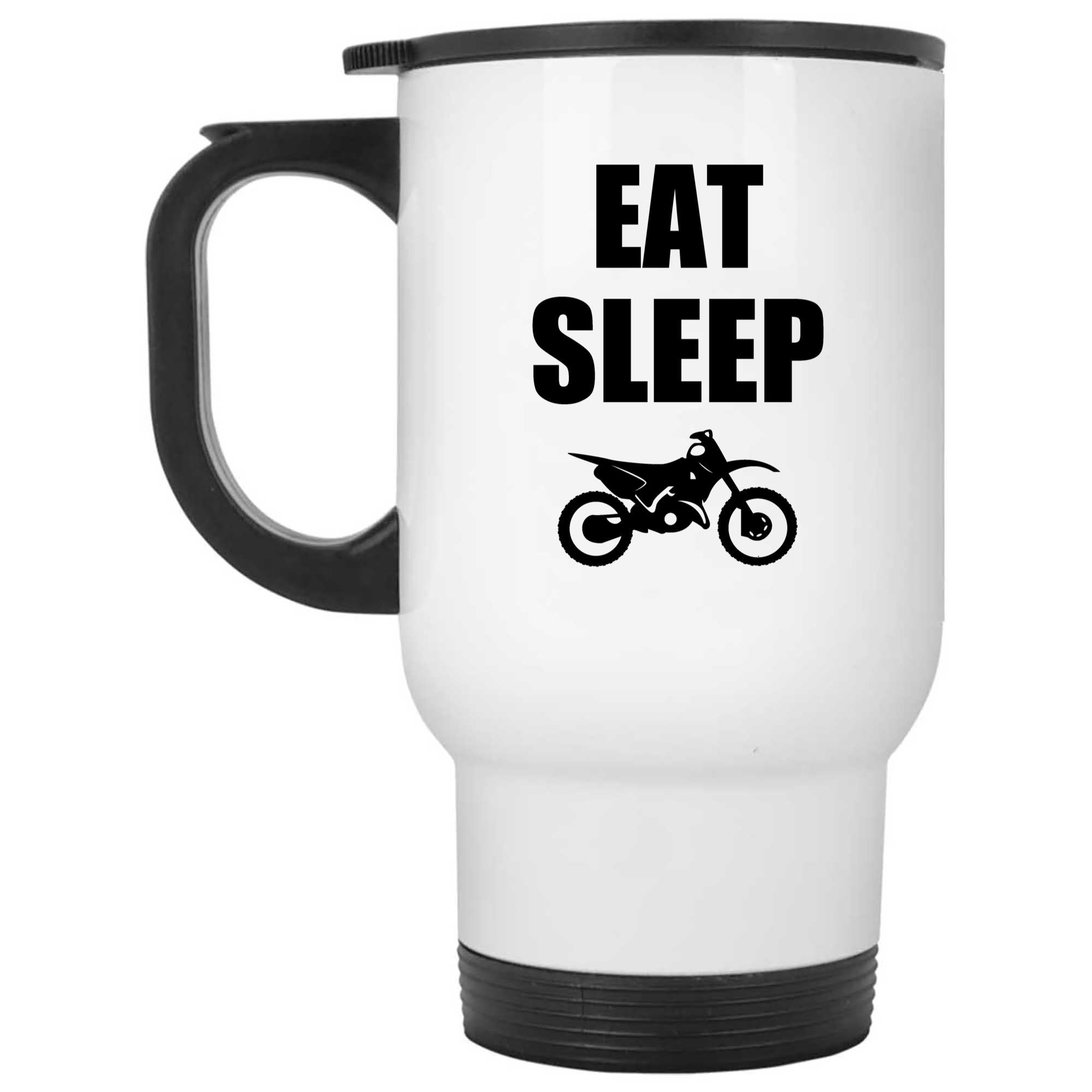 Skitongifts Funny Ceramic Novelty Coffee Mug Eat Sleep Ride Motorcycle Funny xmeI1ad