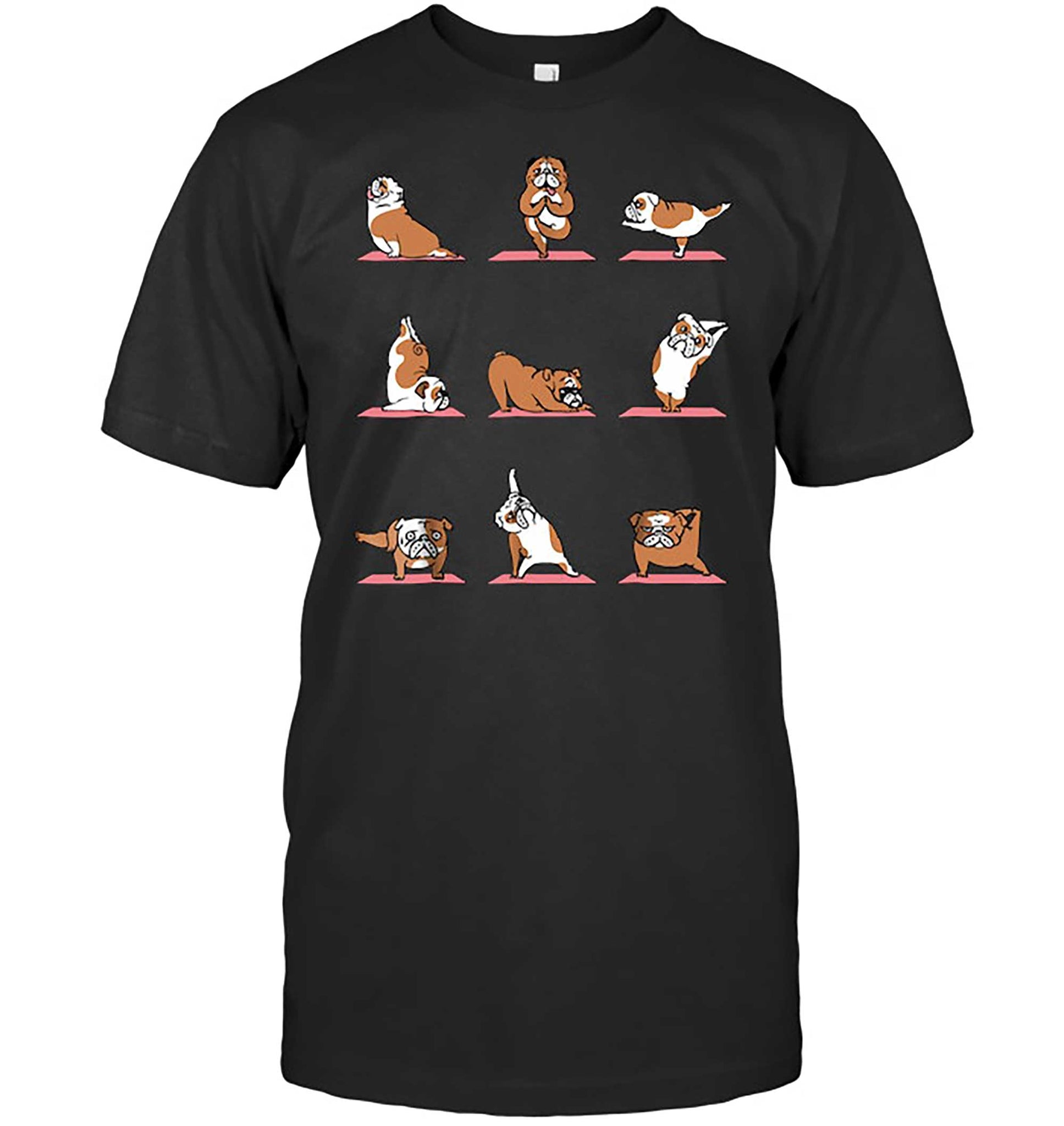 Skitongift-English-Dog-Yoga-Poses-And-Meditation-Funny-Shirts-Hoodie-Sweater-Short-Sleeve-Casual-Shirt