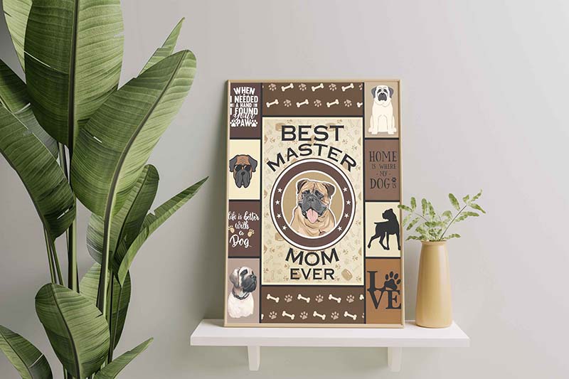 English Mastiff Dog Best Master Mom Ever-TT1512