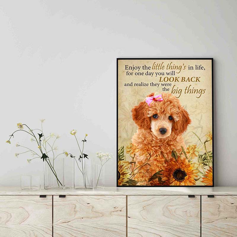 Enjoy the little thing_s in life, they were the big thing_s Cavapoo Dog-TT0604
