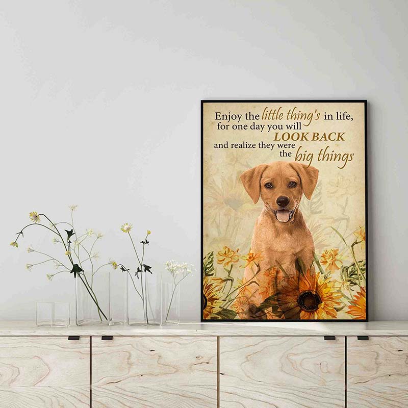 Enjoy the little thing_s in life, they were the big thing_s Rhodesian Ridgeback Dog-TT0604