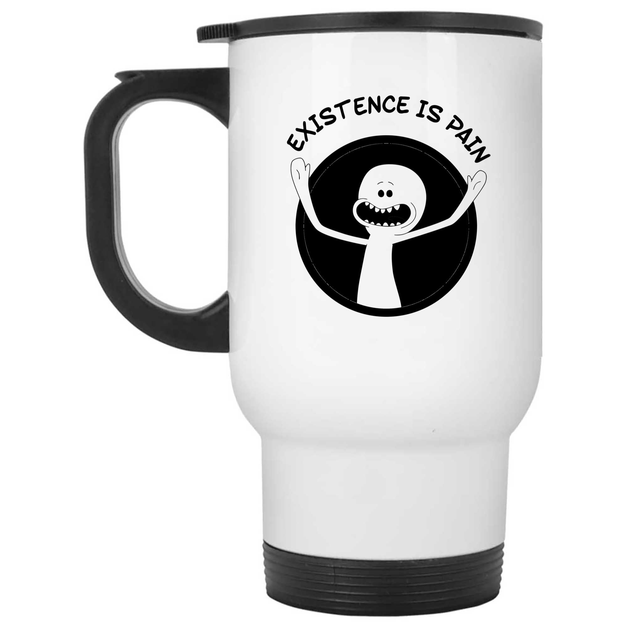 Skitongifts Funny Ceramic Novelty Coffee Mug Existence Is Pain HKT9TaR