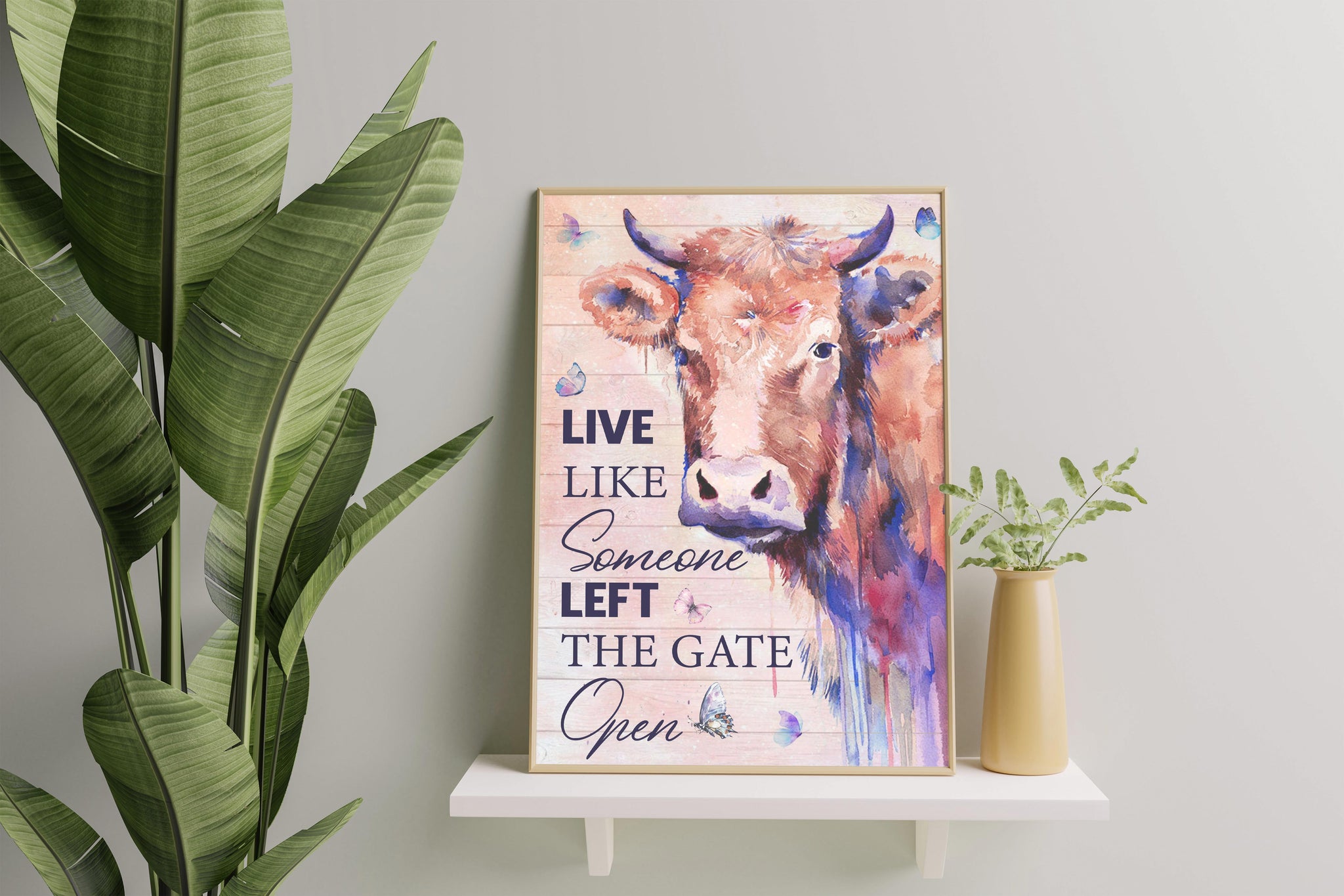 Farm Cow Live Like Someone Left The Gate Open Landscape