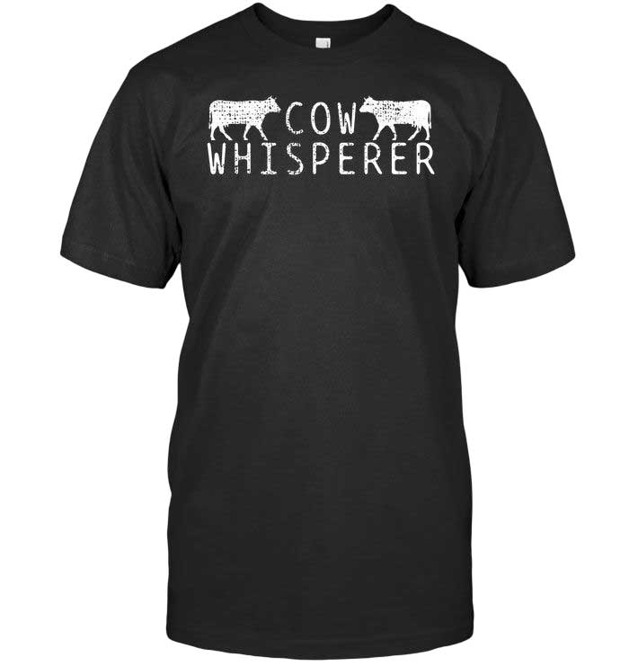 Skitongift-Farmer-Cow-Whisperer-Vintage-T-Shirt-Funny-Shirts-Hoodie-Sweater-Short-Sleeve-Casual-Shirt