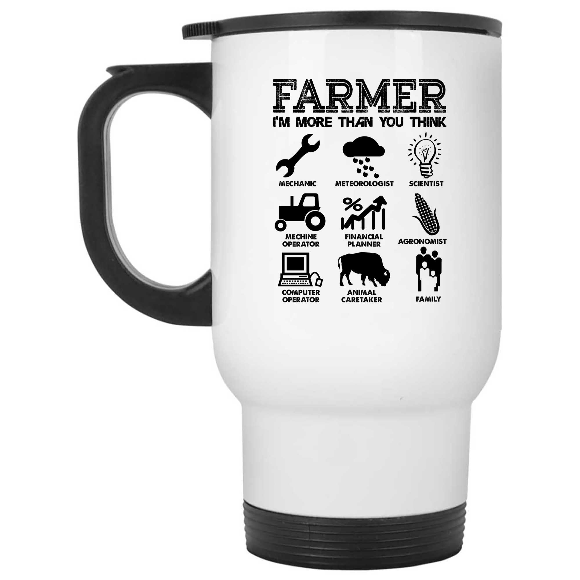 Skitongifts Funny Ceramic Novelty Coffee Mug Farmers They Are More Than You Think AfMEI3d