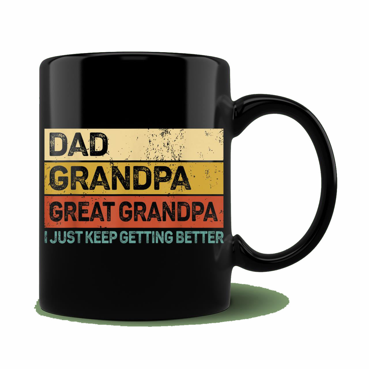Skitongift Ceramic Novelty Coffee Mug Fathers Day Gifts For Husband Mens Fathers Day Gift From Grandkids Dad Grandpa Great Grandpa Mug