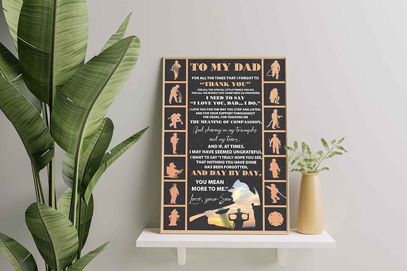 Firefighter To My Dad Thank You-TT2911