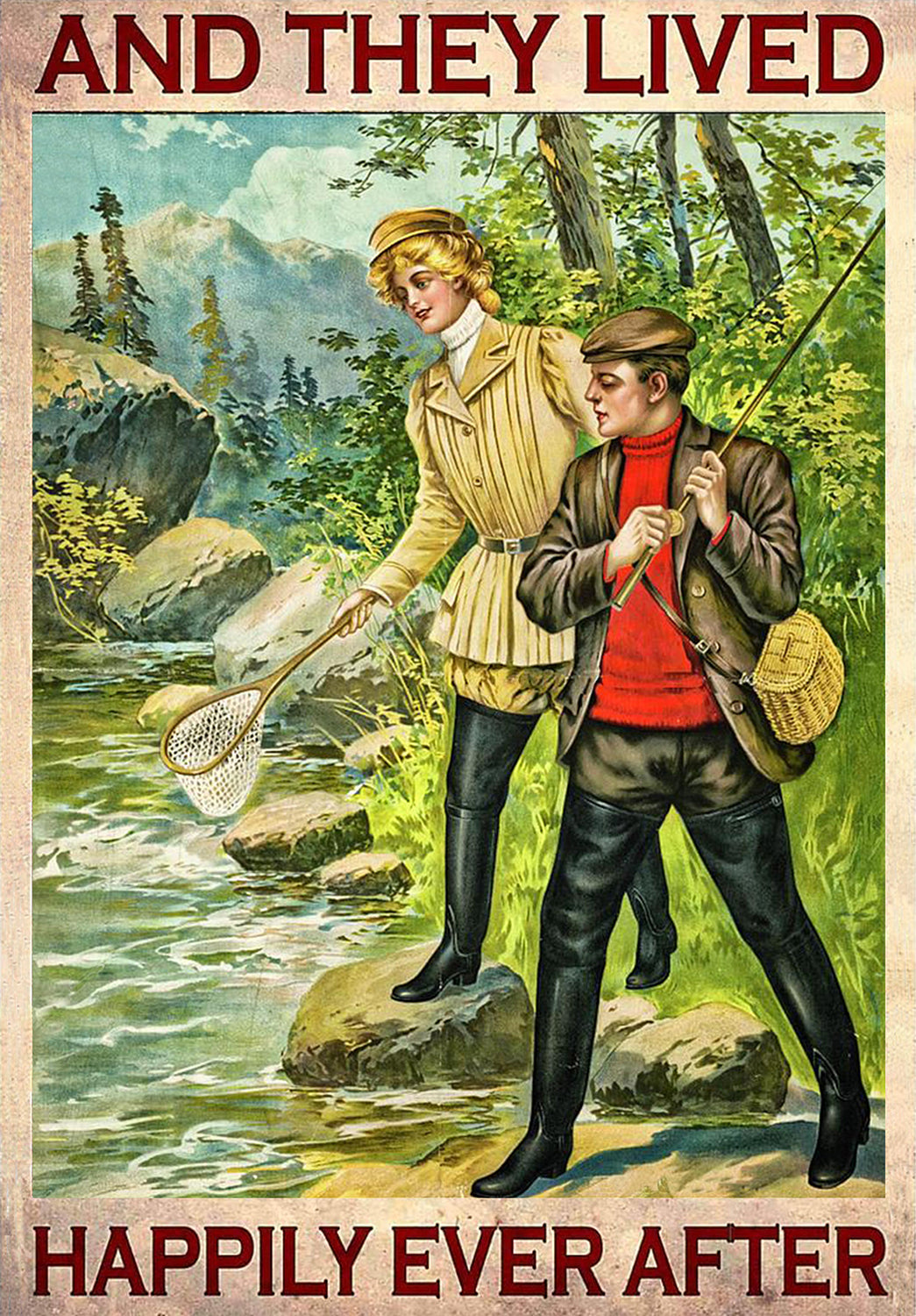 Fishing Couple And They Lived Happily Ever After-TT0208