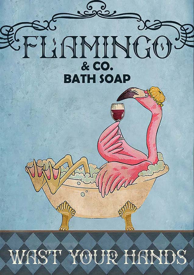 Flamingo and Bath Soap Company Wash Your Toes-TT0510