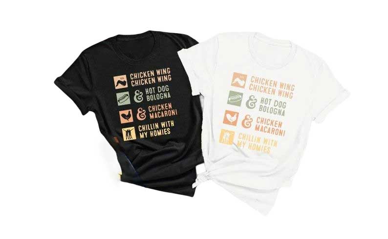 Skitongift-Foodie-Shirt-Chicken-Lover-Tee-Fast-Food-Lover-Gift-Chicken-Tshirt-American-Food-Shirt-Chicken-Wing-Shirt-Hotdog-Shirt-Funny-Chicken-Shirt