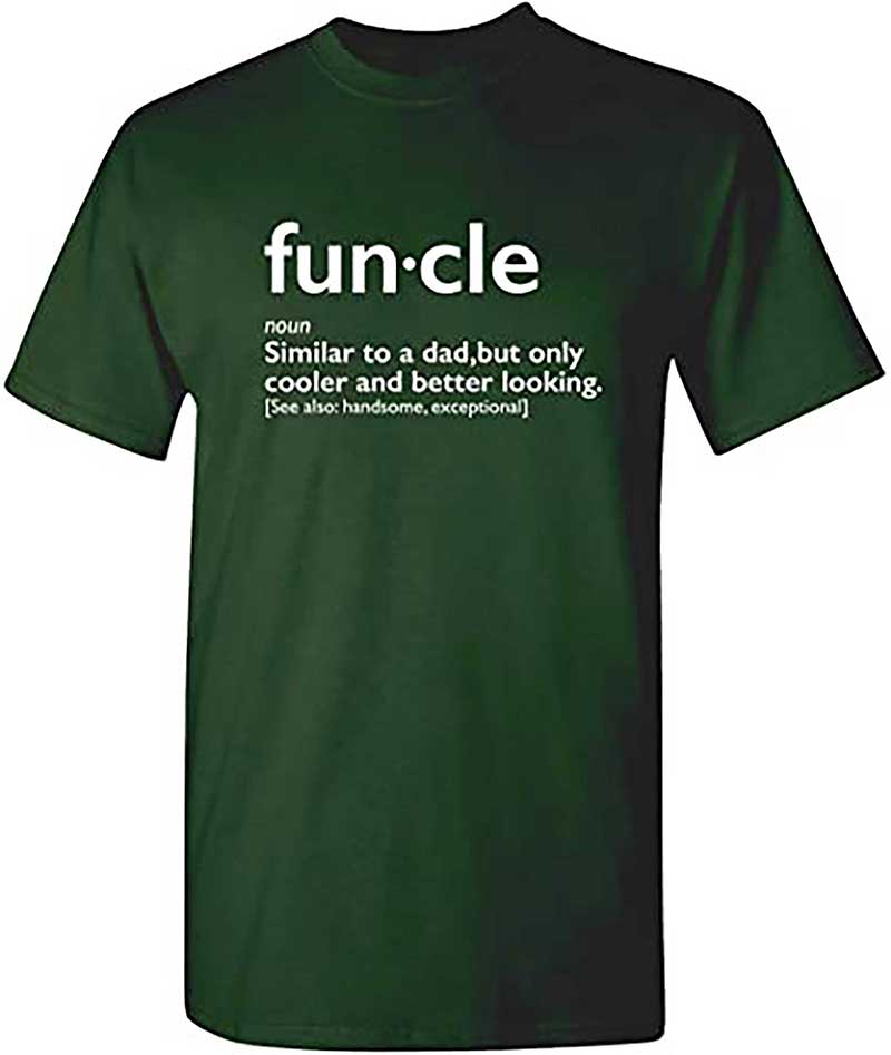 Skitongift Funcle Gift for Uncle Graphic Novelty Sarcastic Mens Very Funny T Shirt