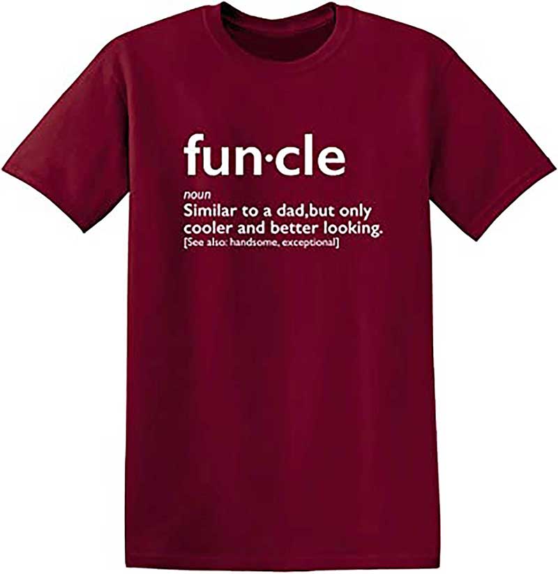 Skitongift Funcle Gift for Uncle Graphic Novelty Sarcastic Mens Very Funny T Shirt
