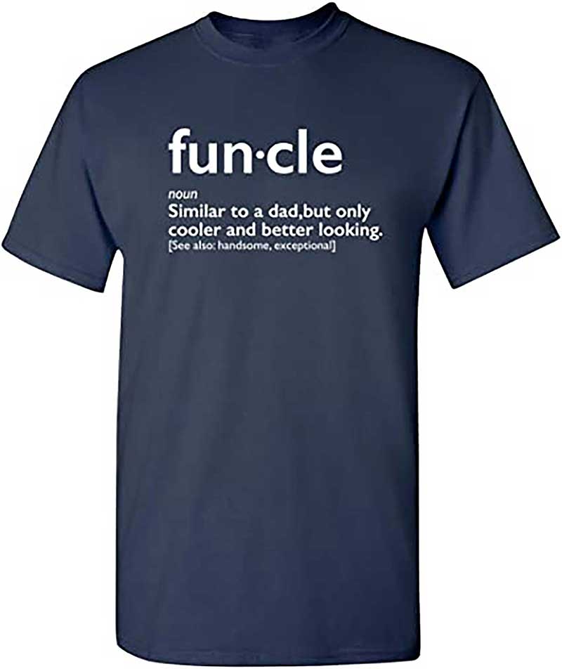 Skitongift Funcle Gift for Uncle Graphic Novelty Sarcastic Mens Very Funny T Shirt