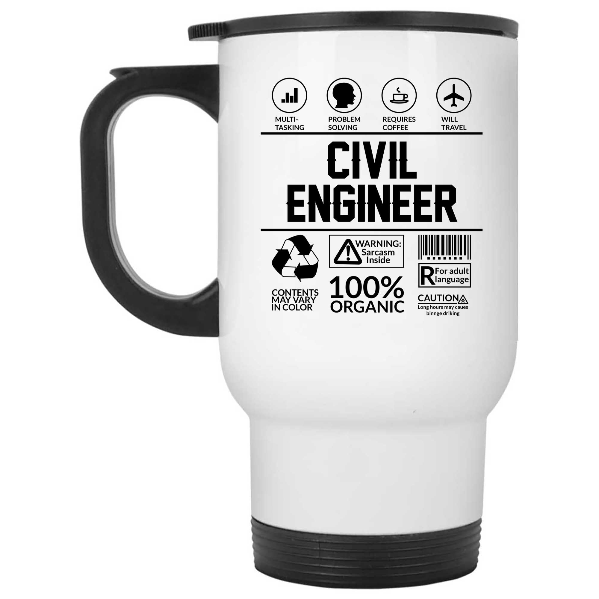 Skitongifts Funny Ceramic Novelty Coffee Mug Funny Sarcastic Unique For Civil Engineer Job Profession Professional AcdNq1d
