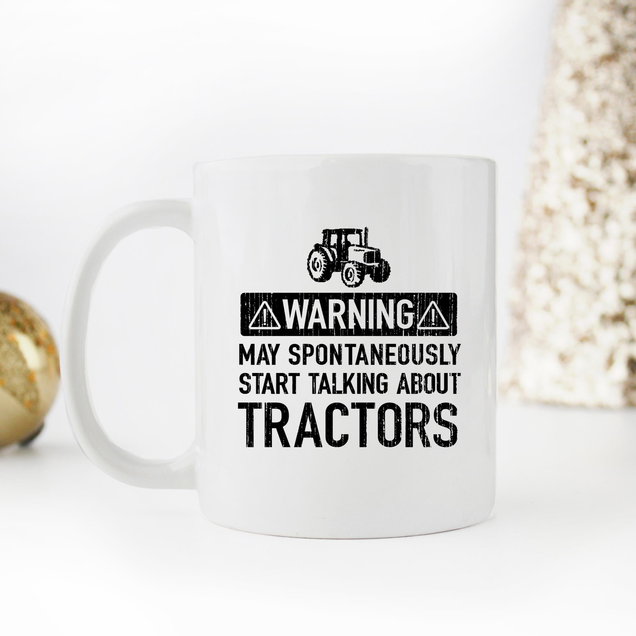 Skitongifts Funny Ceramic Novelty Coffee Mug Funny For Farmers Warning May Spontaneously Start Talking About S ps7JiZL