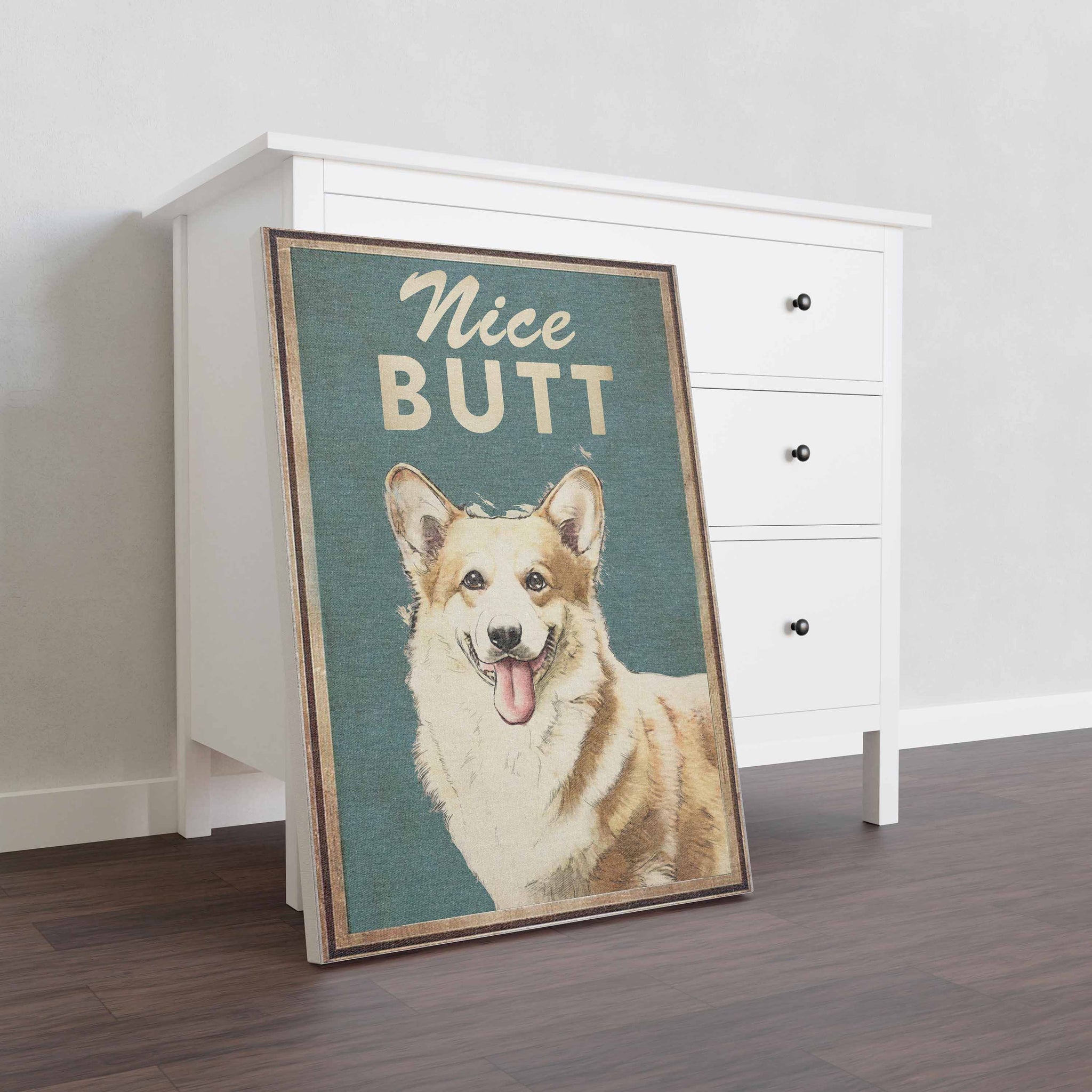 Funny Corgi Art Nice Butt-TT1008