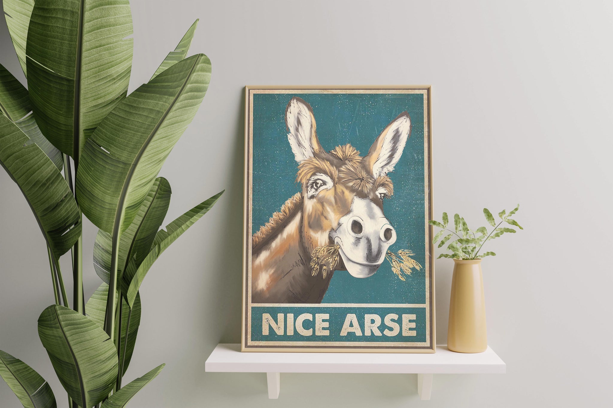 Funny Face Nice Arse Donkey 4-TT0608