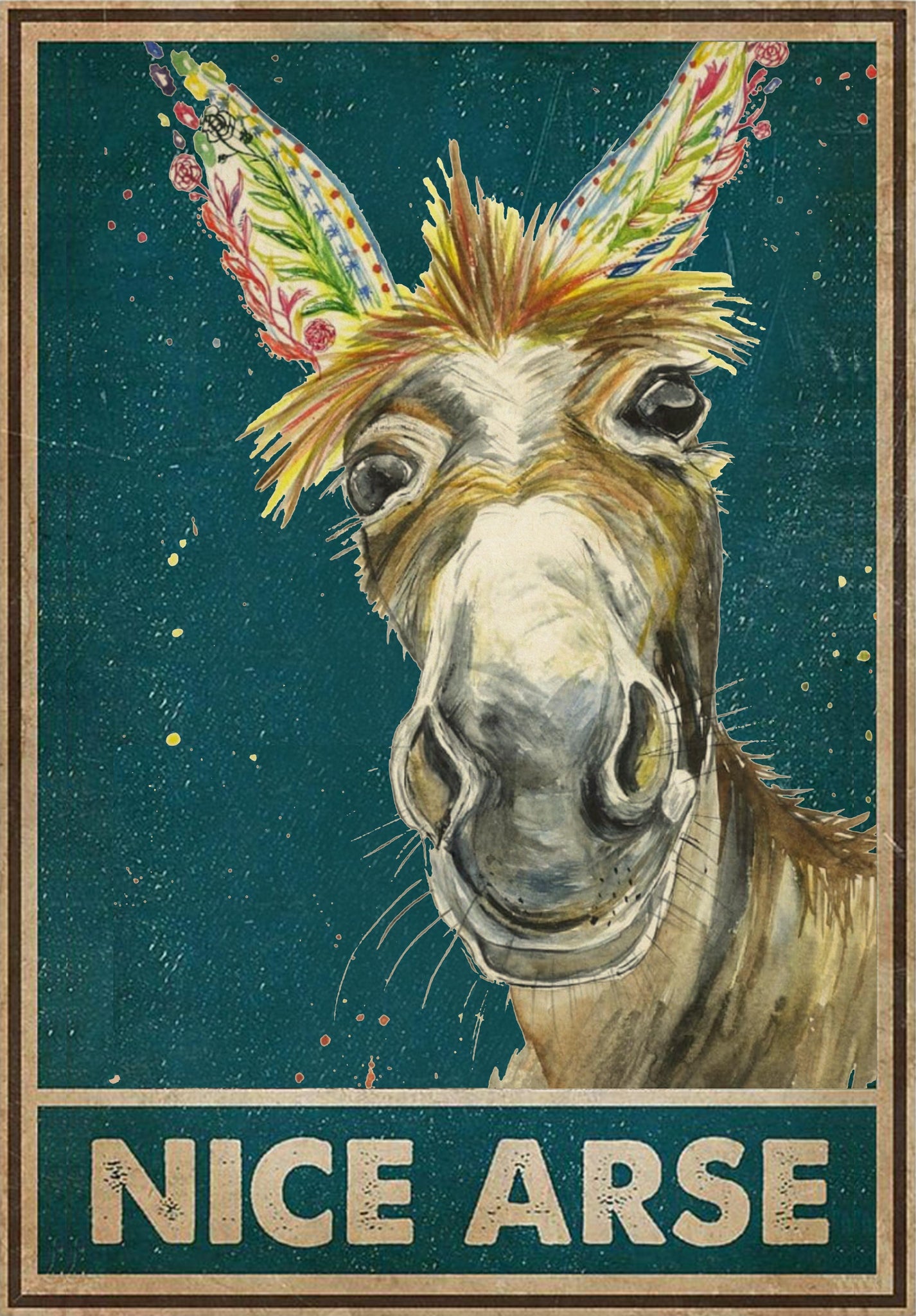 Funny Face Nice Arse Donkey 8-TT0608