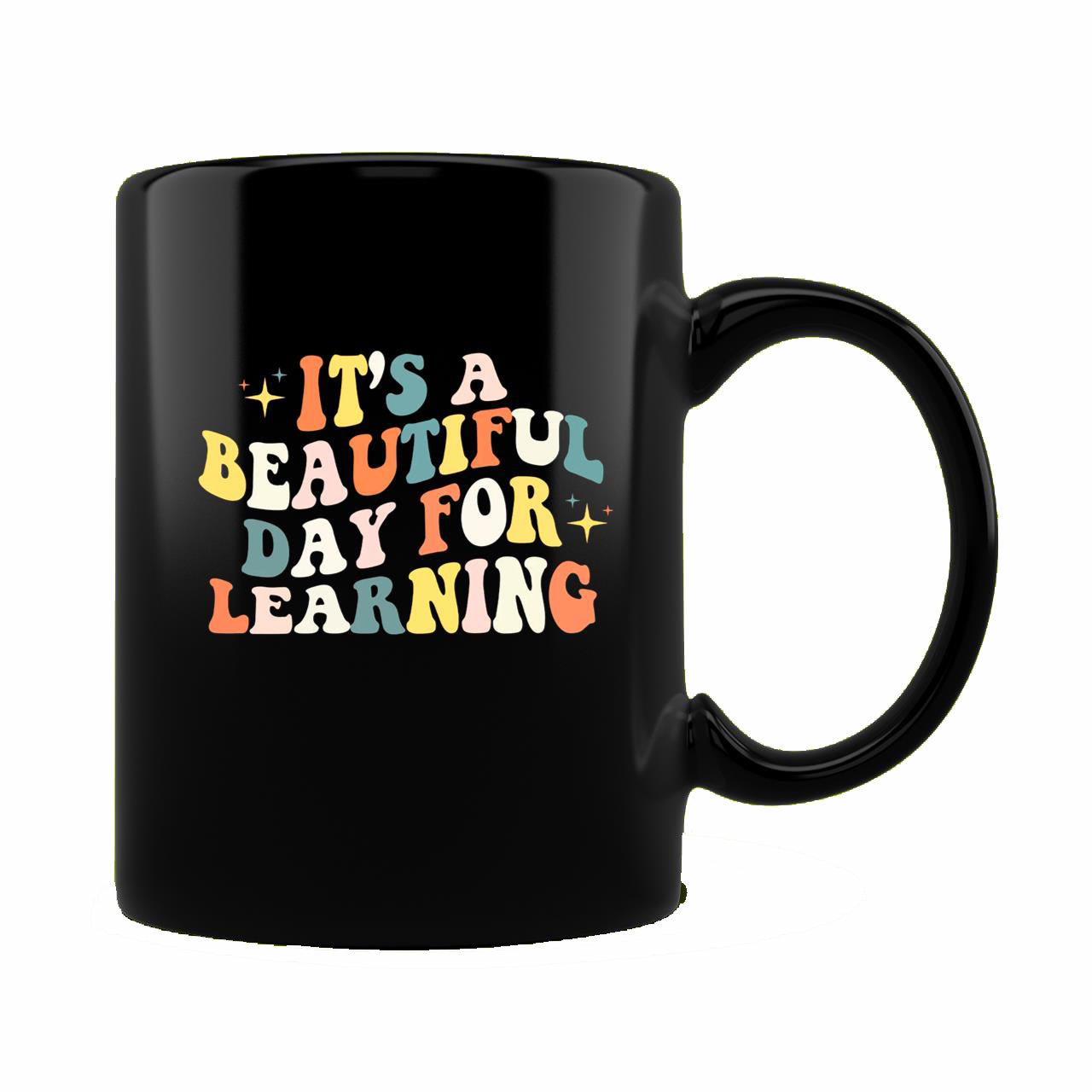 Skitongift Ceramic Novelty Coffee Mug Funny Teacher Mug Its A Beautiful Day For Learning Back To School